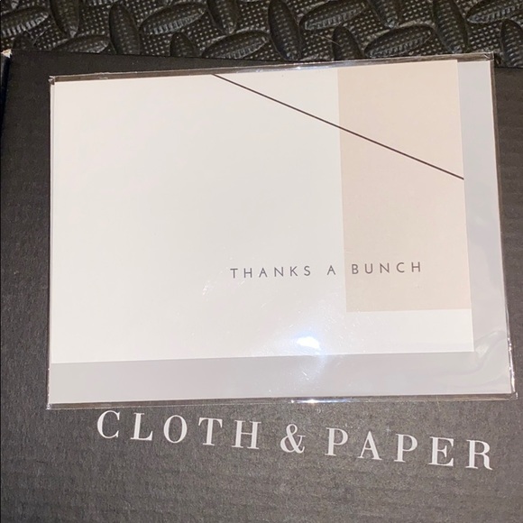 Cloth and paper card with envelope. - Picture 1 of 3